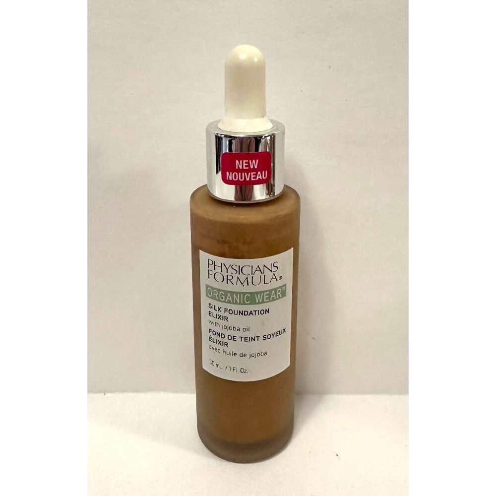 Physicians Formula Organic Wear Silk Foundation Elixir #07-tan NEW